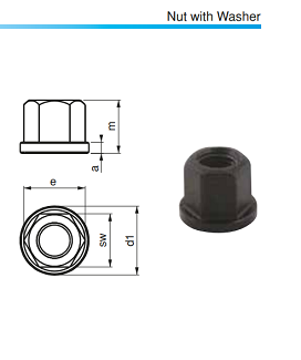 DIN 6331 Nut with Washer